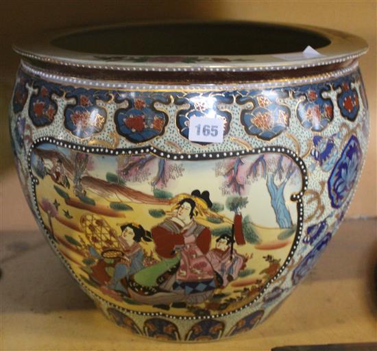 Large Oriental jardiniere